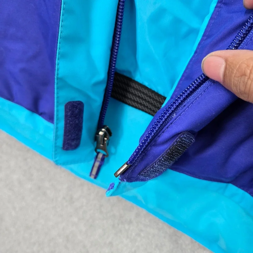 Columbia Boy Jacket XL‎ Blue Hooded Omni Heat Out Grown Pockets Full Zip
